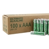 Deltaco Ultimate Alkaline AAA/LR03-paristo, Joutsenlipputuote, 100 pariston bulkpakkaus