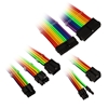 Kolink Core Adept Braided Cable Extension Kit - Rainbow, jatkokaapelisarja