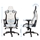noblechairs EPIC Gaming Chair, keinonahkaverhoiltu pelituoli, valkoinen/musta - kuva 5