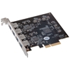 Sonnet Allegro Pro USB 3.1 PCIe -lisäkortti, 4 x USB 3.1 Gen2, PCIe 2.0 x4