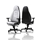 noblechairs ICON Gaming Chair, keinonahkaverhoiltu pelituoli, valkoinen/musta - kuva 2