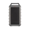 Xtorm 20W Fuel -aurinkolaturi/varavirtapankki, 10 000 mAh, USB-C, harmaa/musta
