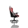 Nitro Concepts S300 Gaming Chair - SL Benfica Lisbon Special Edition, kangasverhoiltu pelituoli, valko/puna/musta - kuva 9