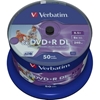 Verbatim DVD+R DL, 8x, 8,5 GB/240 min, 50-pack spindel, AZO