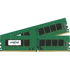 Crucial 8GB (2 x 4GB) DDR4 2400MHz, CL17, 1.20V
