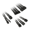Kolink Core Adept Braided Cable Extension Kit - Black / Grey, jatkokaapelisarja
