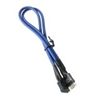 BitFenix Sisäinen USB jatkojohto, punotut kaapelit, 300mm, sininen/musta