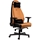 noblechairs ICON Gaming Chair - Real Leather, nahkaverhoiltu pelituoli, konjakki/musta - kuva 9