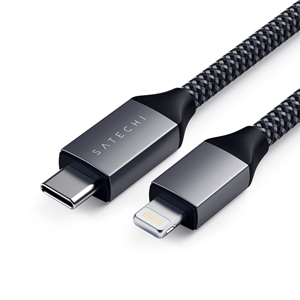 Satechi USB-C -> Lightning Cable, Apple MFi -sertifioitu kaapeli, 1,8m