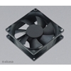 Akasa 8cm black case fan, 3 pins, sleeve bearing, ultra quiet 18dB(A)