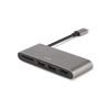 Moshi USB-C Multimedia-adapteri, harmaa/musta