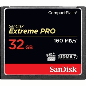Sandisk 32GB Extreme Pro CompactFlash -muistikortti, 160/150 MB/s