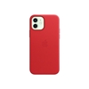 Apple Leather Case with MagSafe, nahkainen suojakuori, iPhone 12 / 12 Pro, PRODUCT RED