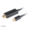 Akasa 4K Mini DisplayPort -> HDMI -aktiivinen adapterikaapeli, 1.8m, musta