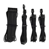 Corsair Premium Individually Sleeved PSU Cables Starter Kit -kaapelisarja, musta