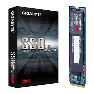 Gigabyte 128GB GIGABYTE NVMe SSD -levy, M.2 2280, PCIe 3.0 x4, 1550/550 MB/s