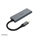 Akasa USB Type-C 4-In-1 hubi, jossa HDMI, harmaa/musta - kuva 4