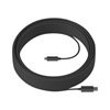 Logitech Strong USB Cable, USB 3.2 Gen2 -kaapeli, Type-A uros -> Type-C uros, 25m, musta