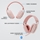 Logitech Zone Vibe 100, langattomat kuulokkeet mikrofonilla, roosa - kuva 6
