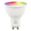 Deltaco Smart Home RGB-älylamppu, GU10, Wi-Fi, 5W, 470 lumenia, himmennettävä, valkoinen