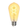Deltaco Smart Home LED-älylamppu, hehkulankajäljitelmä, E27, Wi-Fi, 5,5W, 470 lumenia, himmennettävä, valkoinen