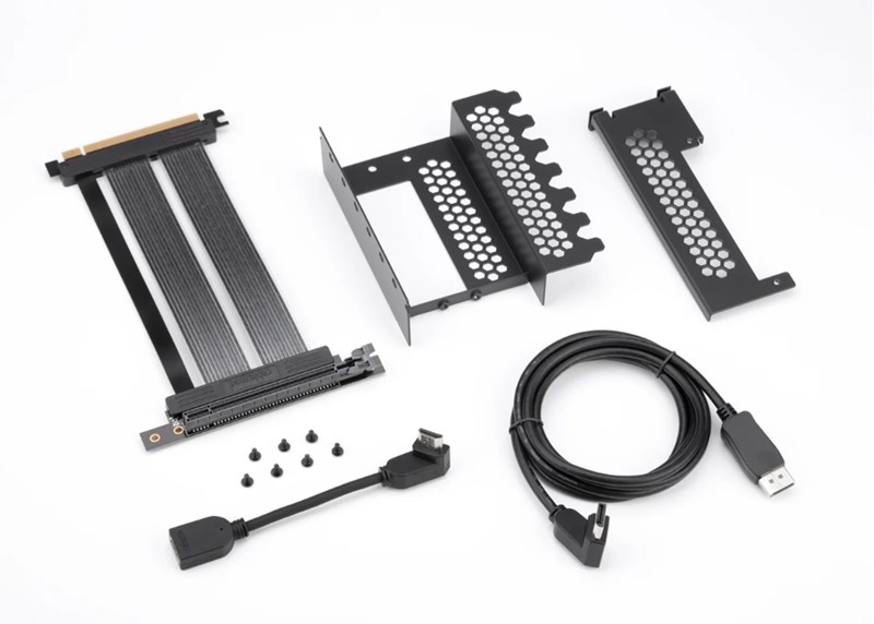 CableMod Vertical PCIe Bracket PCIe 4.0 Edition, HDMI + DisplayPort