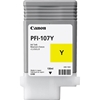 Canon PF-107 BK -mustesäiliö, keltainen, 130ml