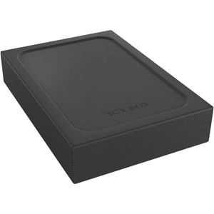 IcyBox IB-256WP, ulkoinen kiintolevykotelo 2,5'' levyille, USB 3.0, musta