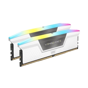 Corsair 32GB (2 x 16GB) Vengeance RGB, DDR5 5200MHz, CL40, 1.25V, valkoinen/harmaa