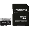 Transcend 64GB 330S, microSDXC-muistikortti + adapteri, 100/60 MB/s