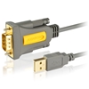 AXAGON ADS-1PQ, USB -> sarja (DB9M) -adapteri, 1,5m harmaa