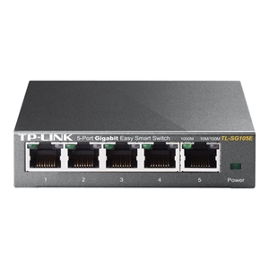TP-Link Easy Smart TL-SG105E, 5-porttinen työpöytäkytkin, musta