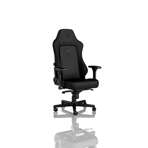noblechairs HERO Gaming Chair Black Edition, keinonahkaverhoiltu pelituoli, musta