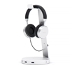 Satechi Aluminum USB 3.0 Headphone Stand, kuulokejalusta USB-hubilla, hopea