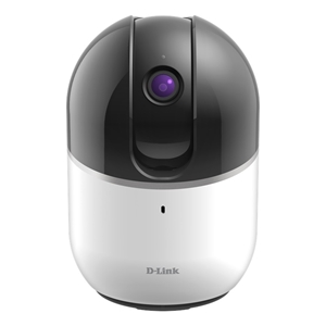 D-Link mydlink HD Pan & Tilt Wi-Fi Camera -valvontakamera, valkoinen/musta