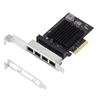 IOCREST PCIe 4x 10/100/1000/2.5G Ethernet NIC Realtek 8125B -palvelinverkkokortti