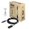 Club 3D USB 3.2 Gen2 Type A Extension Cable -jatkokaapeli, 10Gbps, 5m, musta