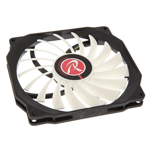 Raijintek Aeolus Beta, 120x130x25mm PWM-laitetuuletin, valkoinen/musta