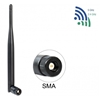 DeLock WLAN 802.11 ac/a/b/g/n -antenni, SMA, 4 - 5 dBi, musta