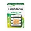 Panasonic Ready to Use, 4 x AA-akku 1900 mAh
