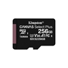 Kingston 256GB Canvas Select Plus micoSDXC-muistikortti, Class 10, UHS-I, 100/85 MB/s