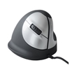 R-Go Tools HE Mouse, ergonominen hiiri oikeakätisille, 3400 dpi, musta/hopea