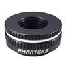 Phanteks G1/4 Premium Pass-Through Fitting -läpivientiliitin, musta