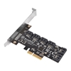 SilverStone ECS06, 6-porttinen SATA Gen3 (6Gbps) Non-RAID -lisäkortti, PCIe Gen3 x2