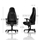 noblechairs ICON Gaming Chair - Real Leather, nahkaverhoiltu pelituoli, musta - kuva 3