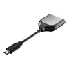 Sandisk Extreme Pro SD UHS-II -kortinlukija, USB-C, musta/hopea