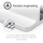 Desire2 Alumiininen pöytäteline Ultrabook / MacBook -kannettaville, hopea - kuva 4