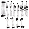 Corsair Premium Individually Sleeved PSU Cables Pro Kit -kaapelisarja, valkoinen/musta