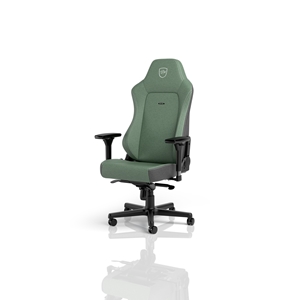 noblechairs HERO Two Tone Gaming Chair - Green Limited Edition, kangasverhoiltu pelituoli, vihreä/harmaa/musta