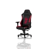 noblechairs HERO Gaming Chair - DOOM Edition, keinonahkaverhoiltu pelituoli, musta/punainen